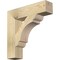 Ekena Millwork Olympic Block Rough Sawn Bracket, Douglas Fir, 4"W x 18"D x 18"H BKT04X18X18OLY05RDF - alternate 1
